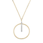 Collier "Cercle Prodigieux" Diamant 0,03/9 - Or Jaune