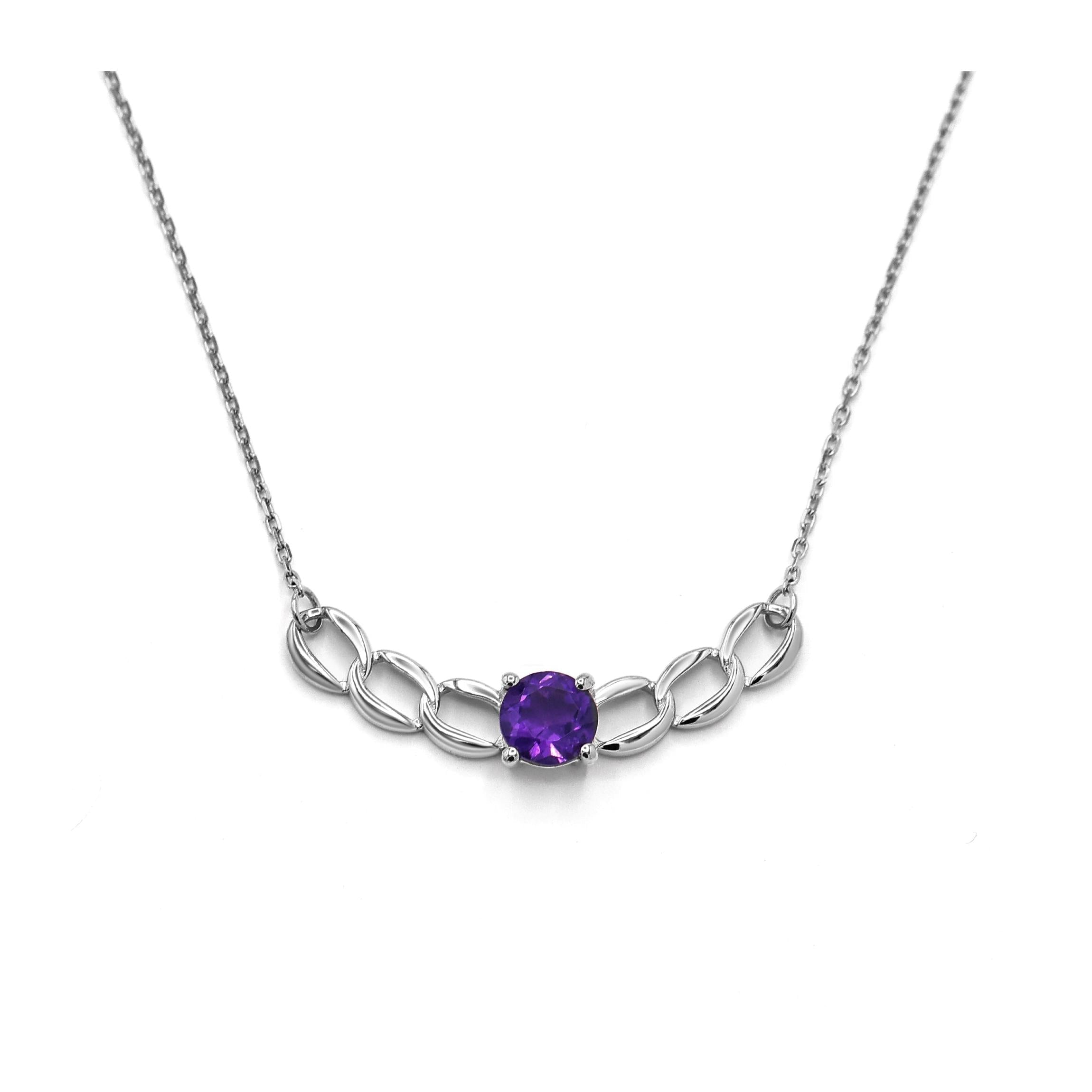 Collier "Anastasia Ametyste" Am 0,51/1