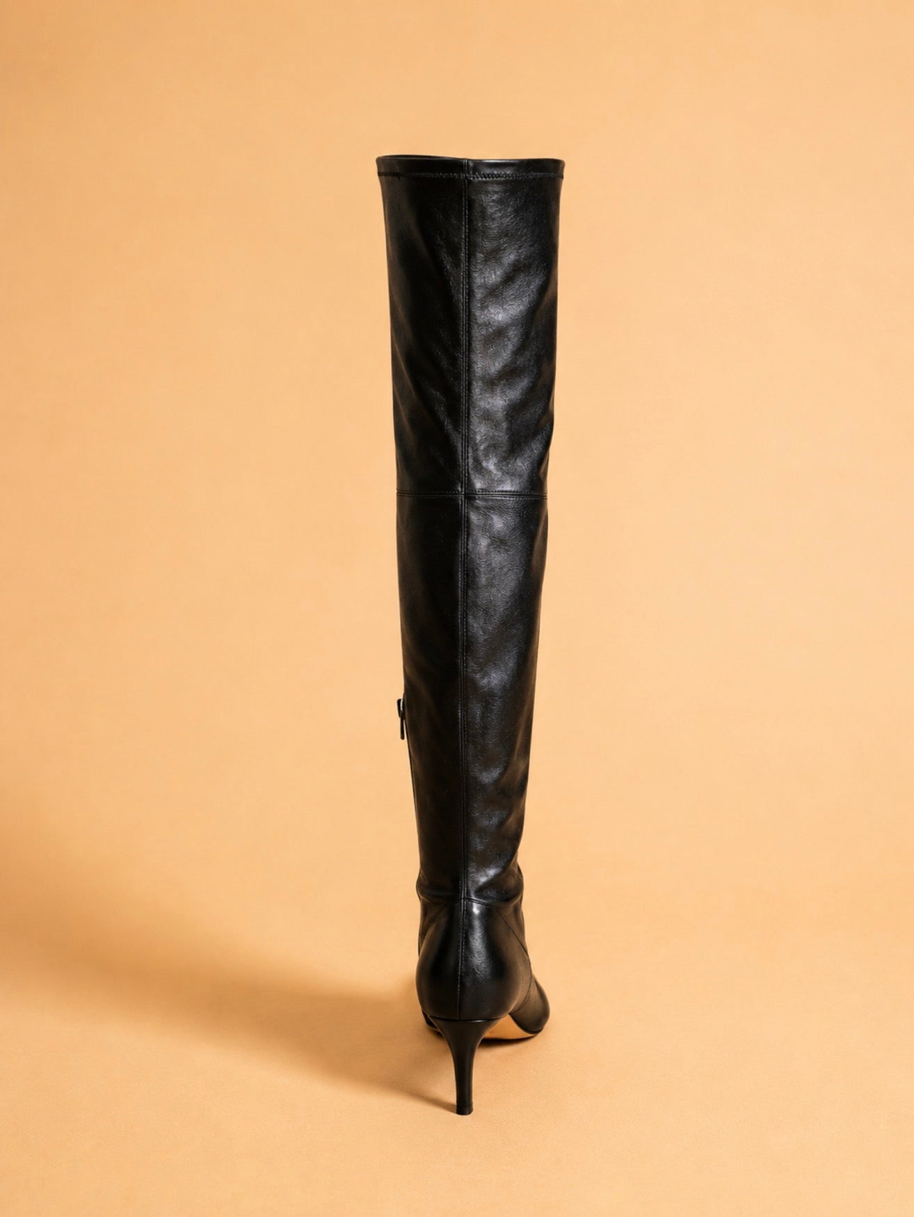 Roxy High Boot In Black Stretch Calf