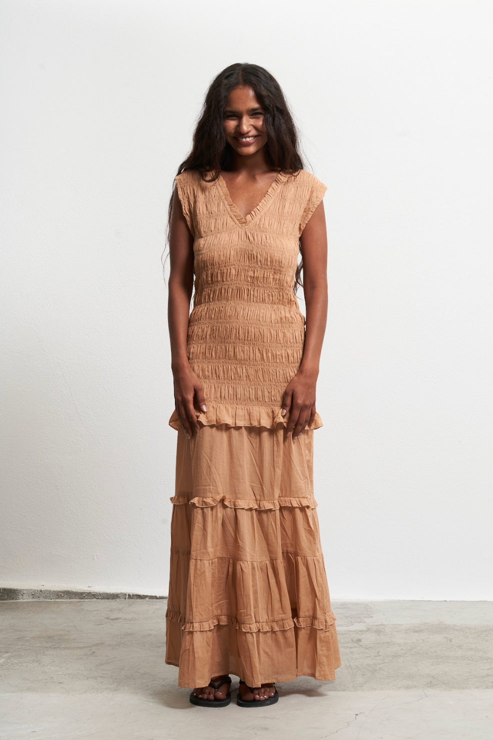 Robe Cami Camel