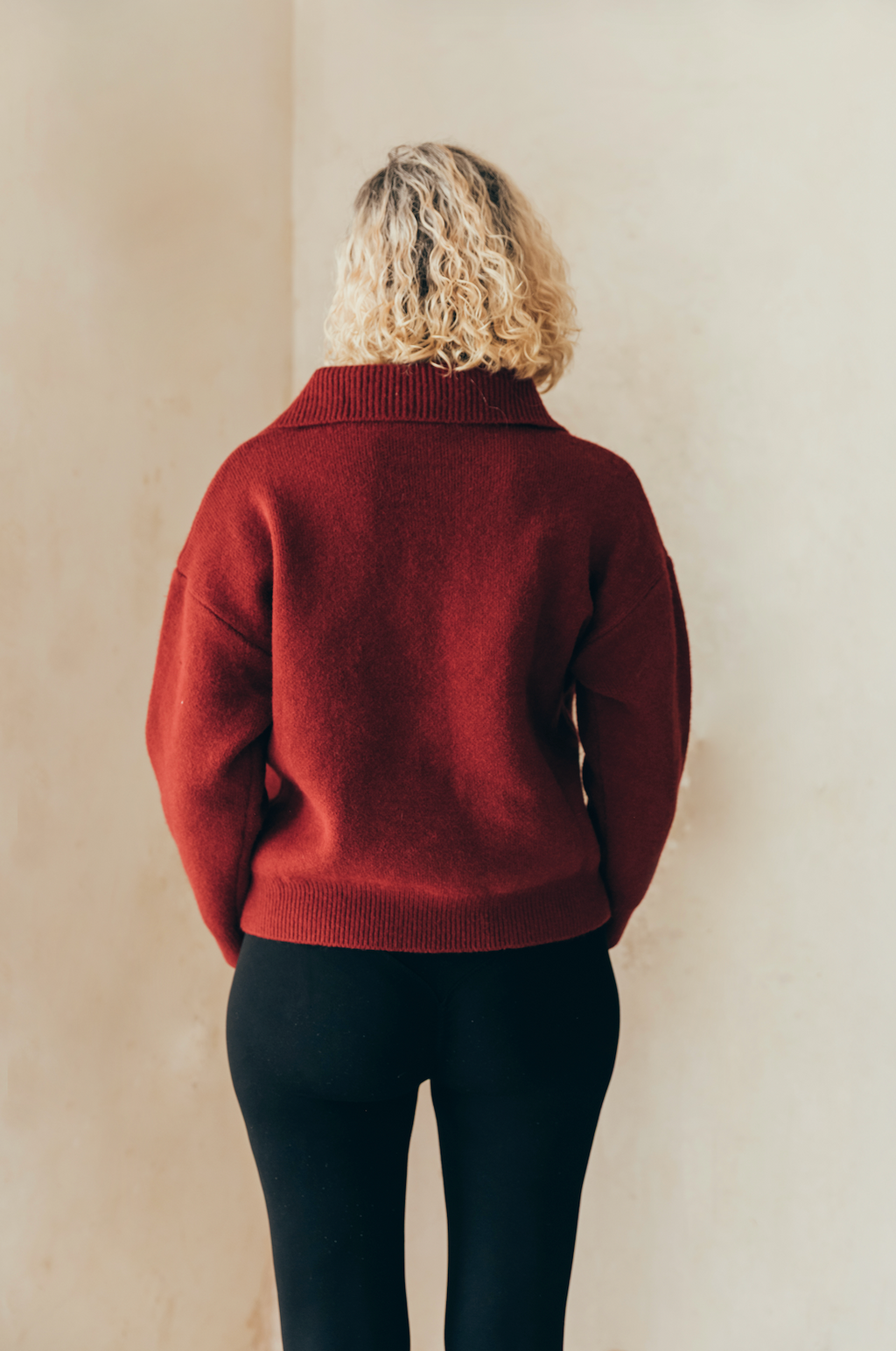 Pull D'Allaitement Bordeaux Lou - Femme
