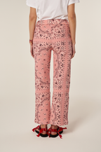 Pantalon Bandana - Rose
