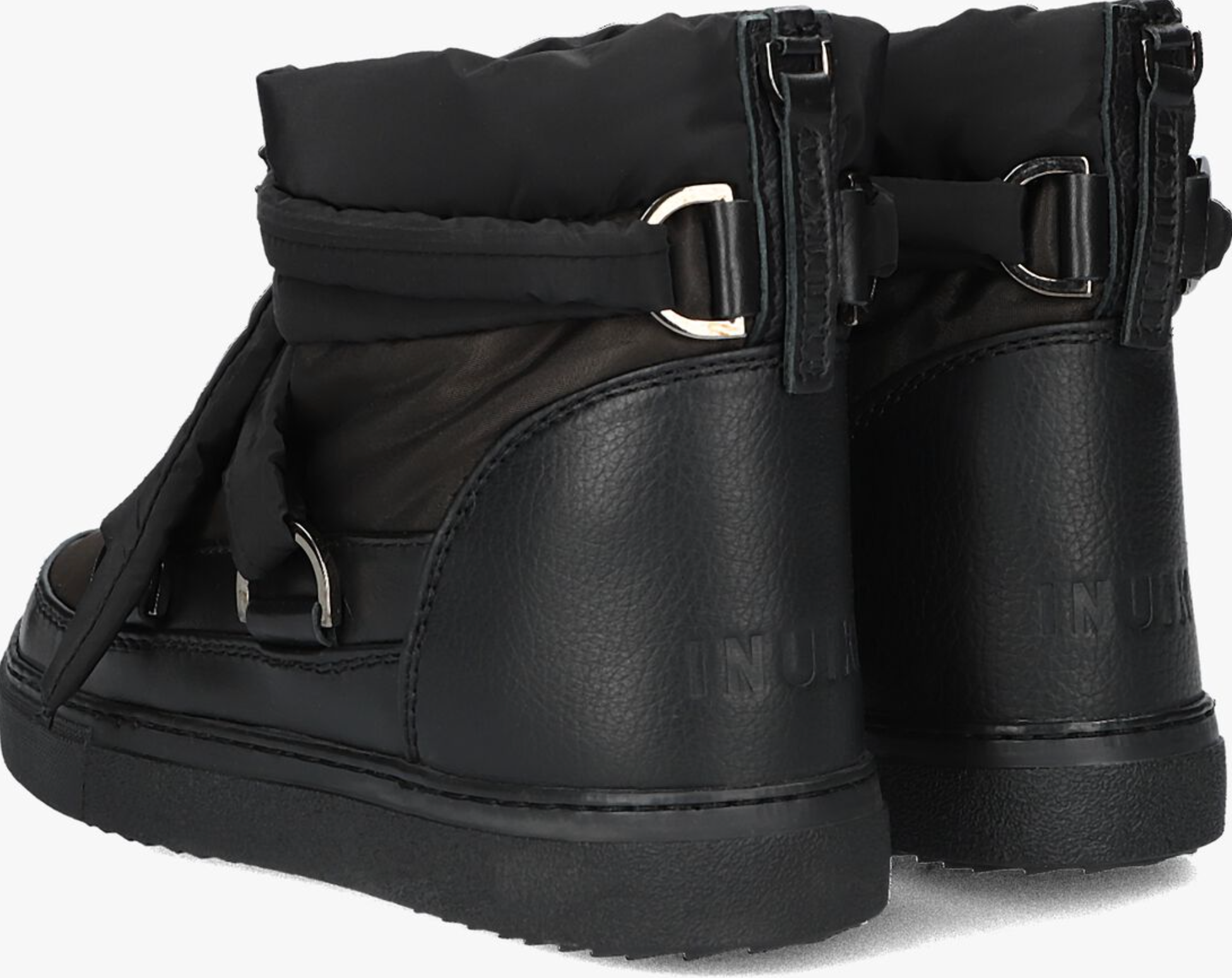 Bottines Puffer Laces - Black
