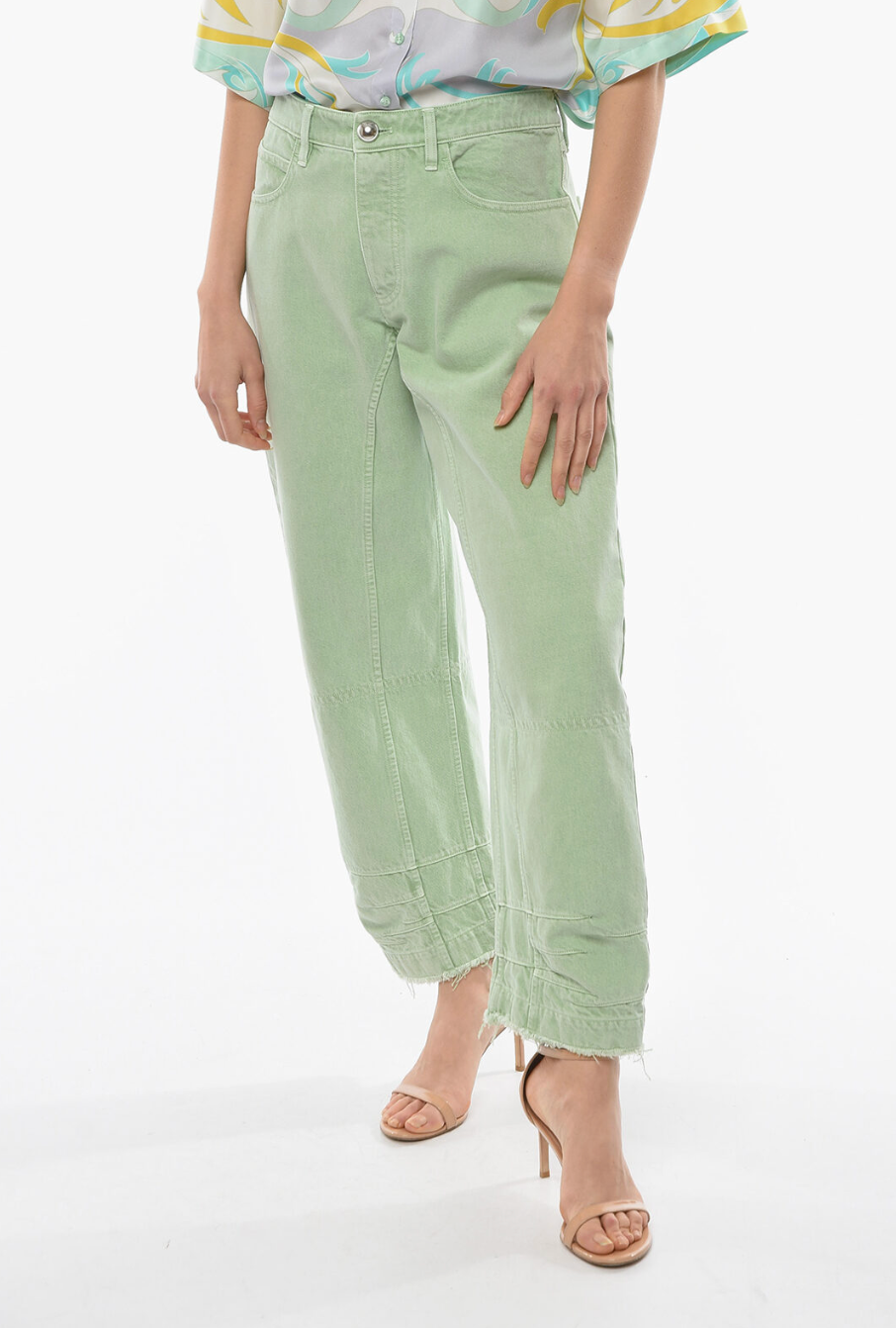 Pantalon Q 12 Aw 19,5 - Light/Pastel Green - Femme
