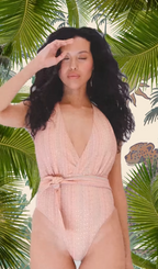 Maillot 1 Pièce Beleza Pura Jacquard Carrement