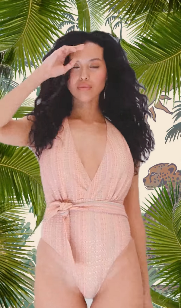 Maillot 1 Pièce Beleza Pura Jacquard Carrement