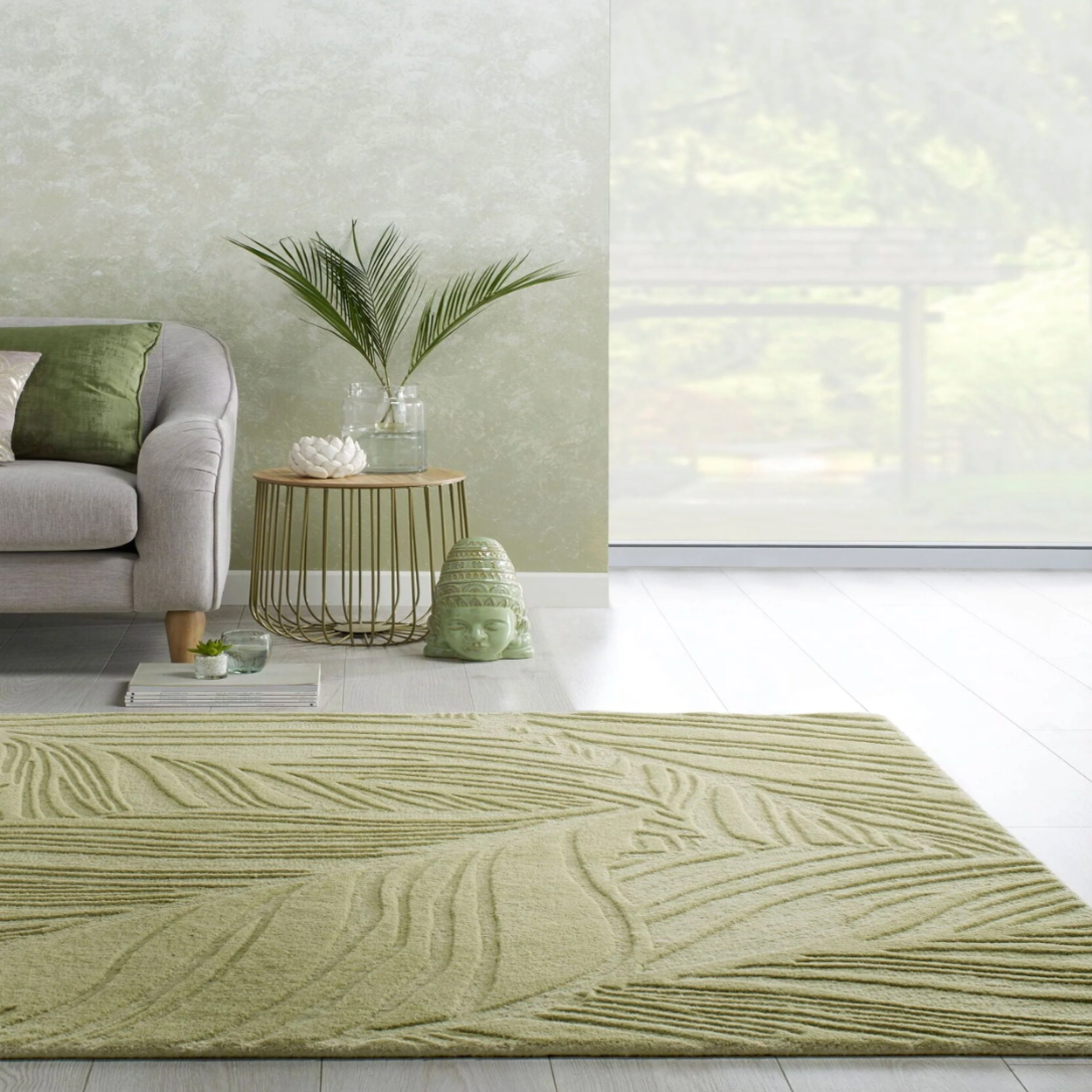 Feuillage - Tapis En Laine