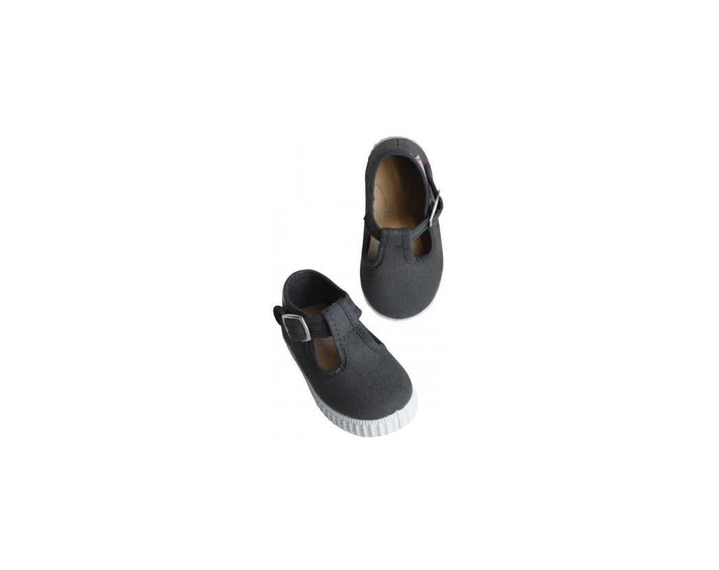 Chaussures Sandales En Toiles Salomé Bebe - Gris Foncé - Mixte