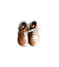 Chaussures Bottillons Isis Lacets - Cuir Camel - Fille