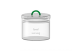 Monterey - Lot De 2 Pots Avec Bouchon Hermétique - Vert - Verre Borosilicate - 1,4L