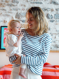 Aimée – Le Tee-Shirt Marinière D’Allaitement Ensoleillé