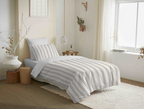 Pack Housse De Couette - 100% Coton - Florence Naturel
