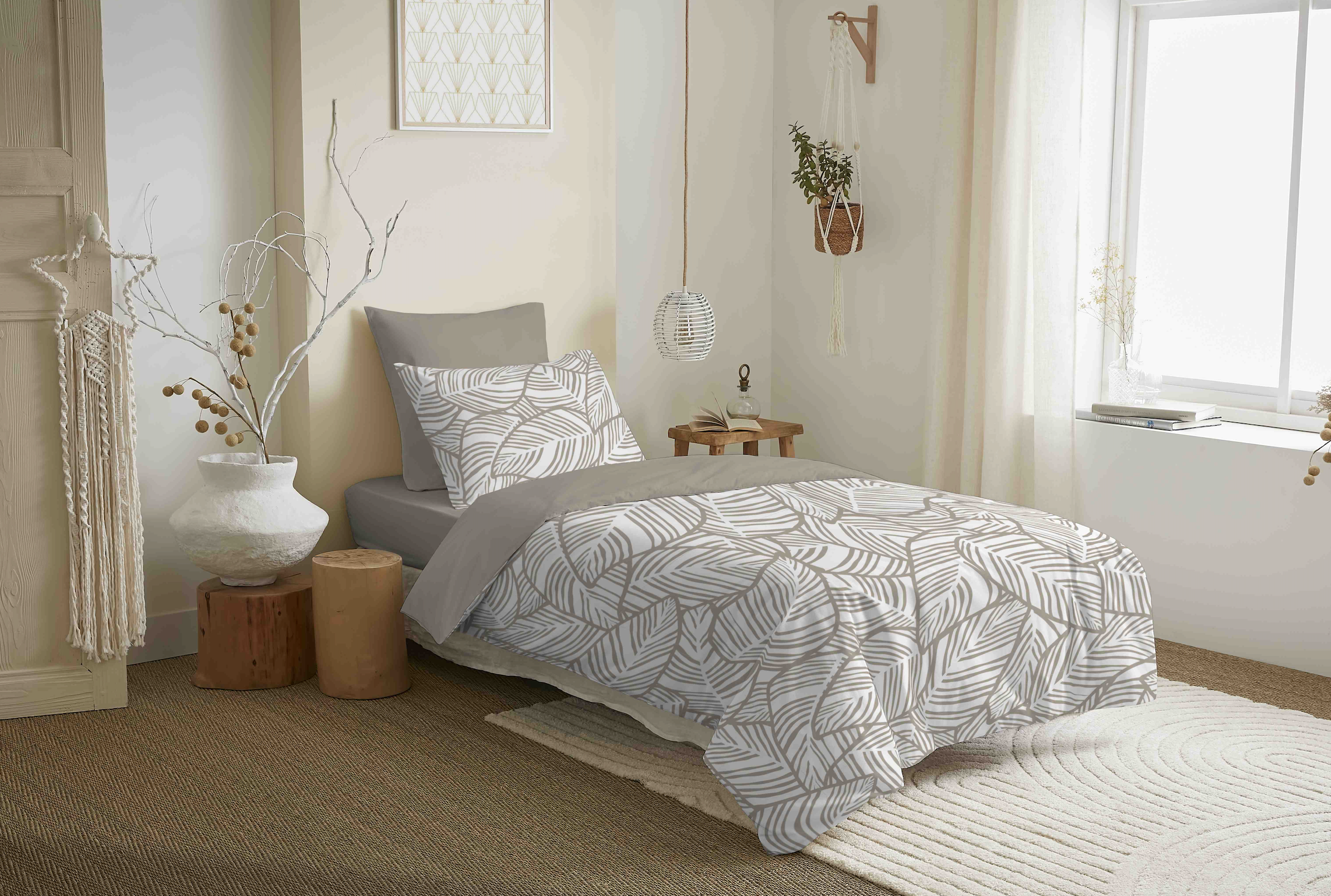 Pack Housse De Couette - 100% Coton - Fira Naturel