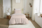 Pack Housse De Couette - 100% Coton - Palerme Blush