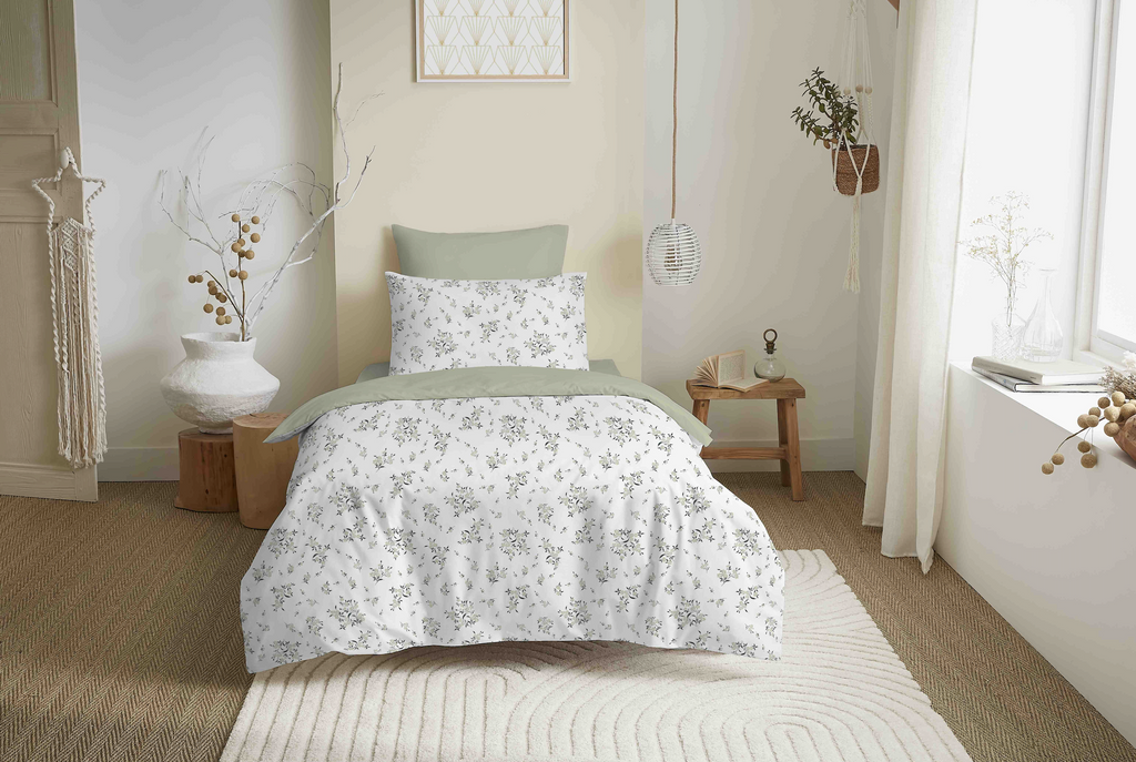 Pack Housse De Couette - 100% Coton - Louise Romarin