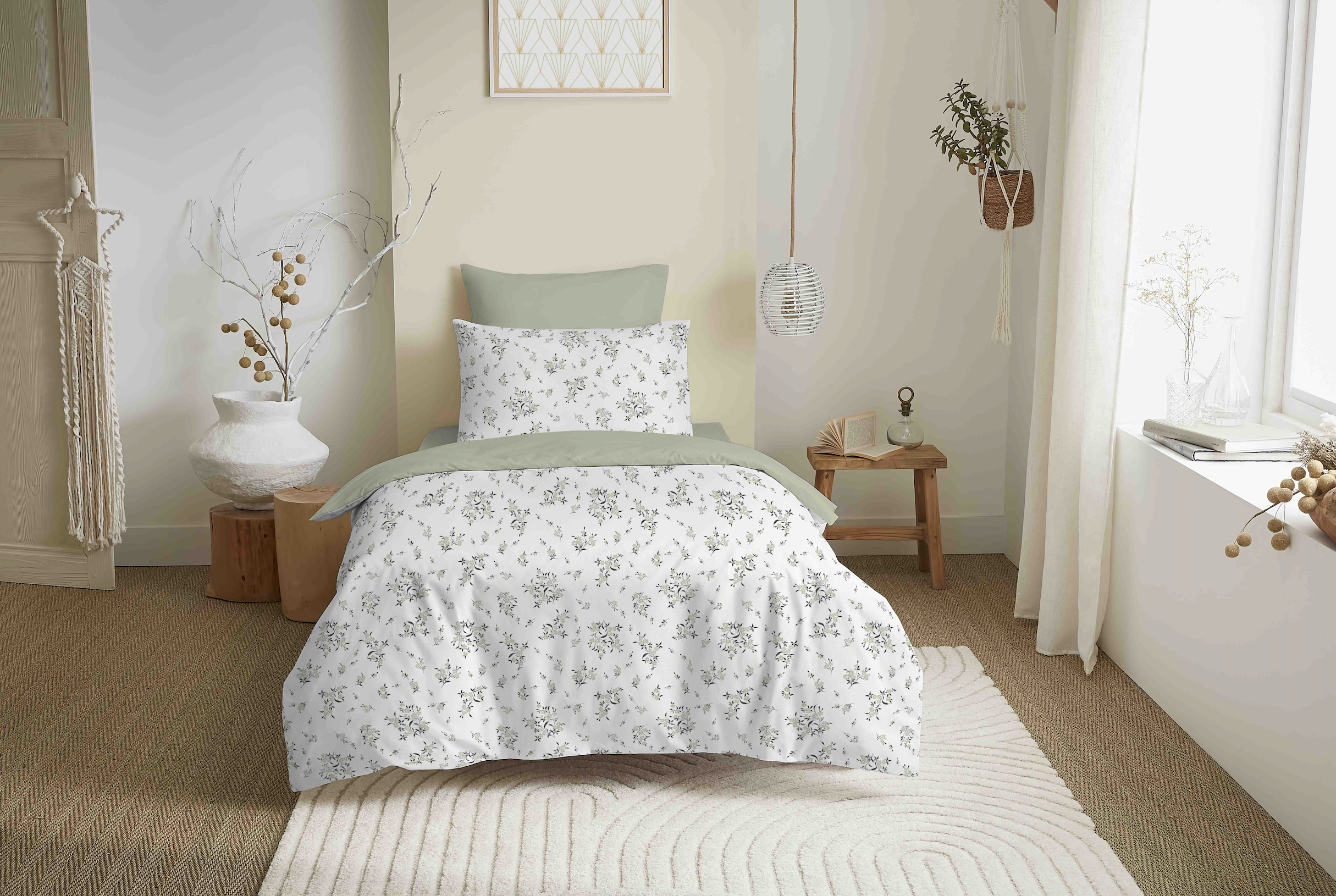 Pack Housse De Couette - 100% Coton - Louise Romarin