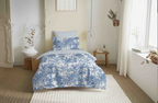 Pack Housse De Couette - 100% Coton - Adama Azur
