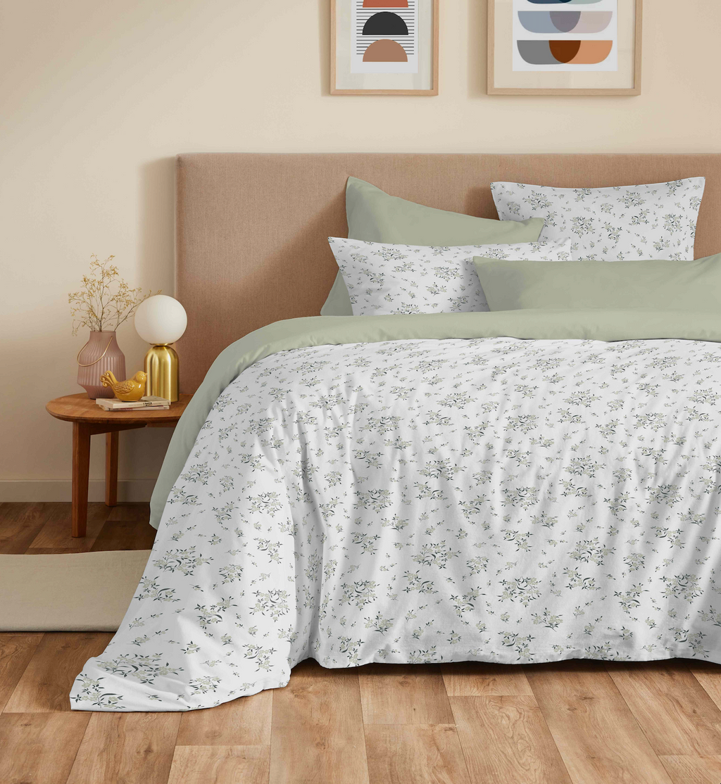Pack Housse De Couette - 100% Coton - Louise Romarin