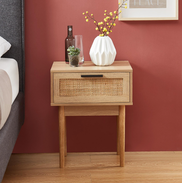 Amana - Table De Chevet - Cannage Rotin