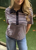 Polo Tom Marine & Rose