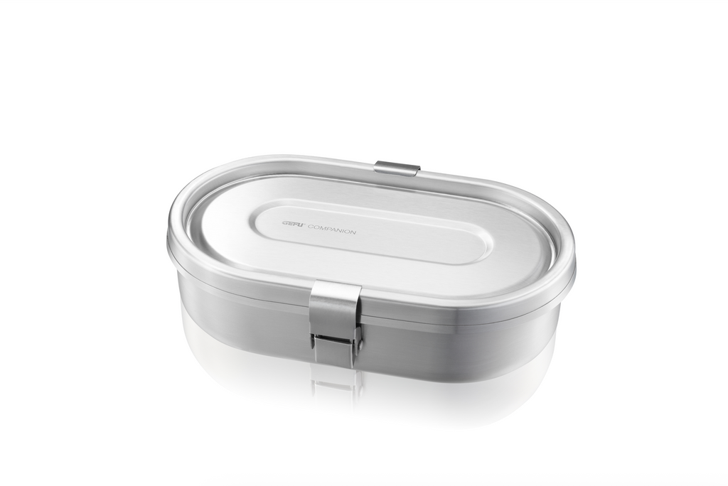 Companion - Lot De 2 Lunchboxes - Noir/Argent