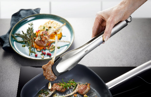 Capto - Pince De Cuisine - Noir/Argent