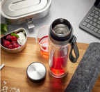 Companion - Gourde En Verre - Noir/Transparent