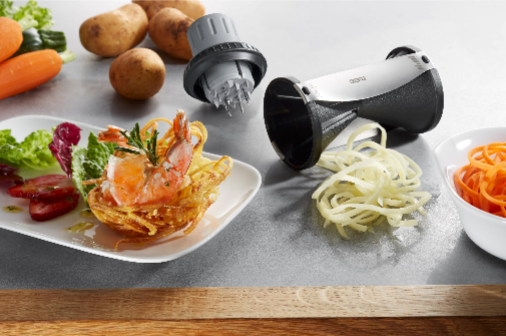 Spirelli® - Taille-Légumes - Noir/Argent