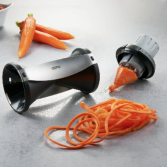 Spirelli® - Taille-Légumes 2.0 - Noir/Argent