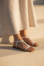 Sandales Faye - White