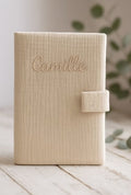 L'Essentiel - Protège Carnet De Santé Beige - À Personnaliser