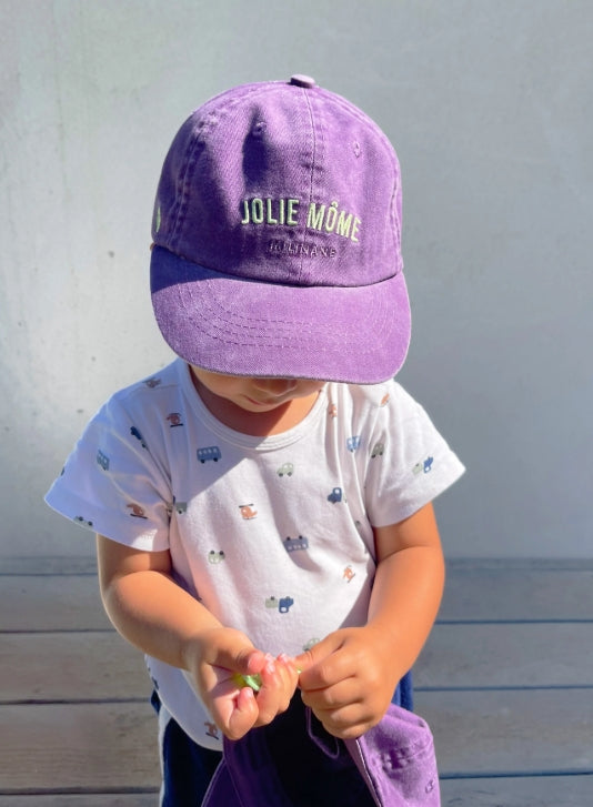 Casquette Délavée Enfant - Colette - Jolie Môme - Violet