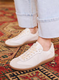 BASKET CUIR BLANC CARMEN PETITE MENDIGOTE