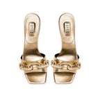 Catena Gold High-Heel Sandal