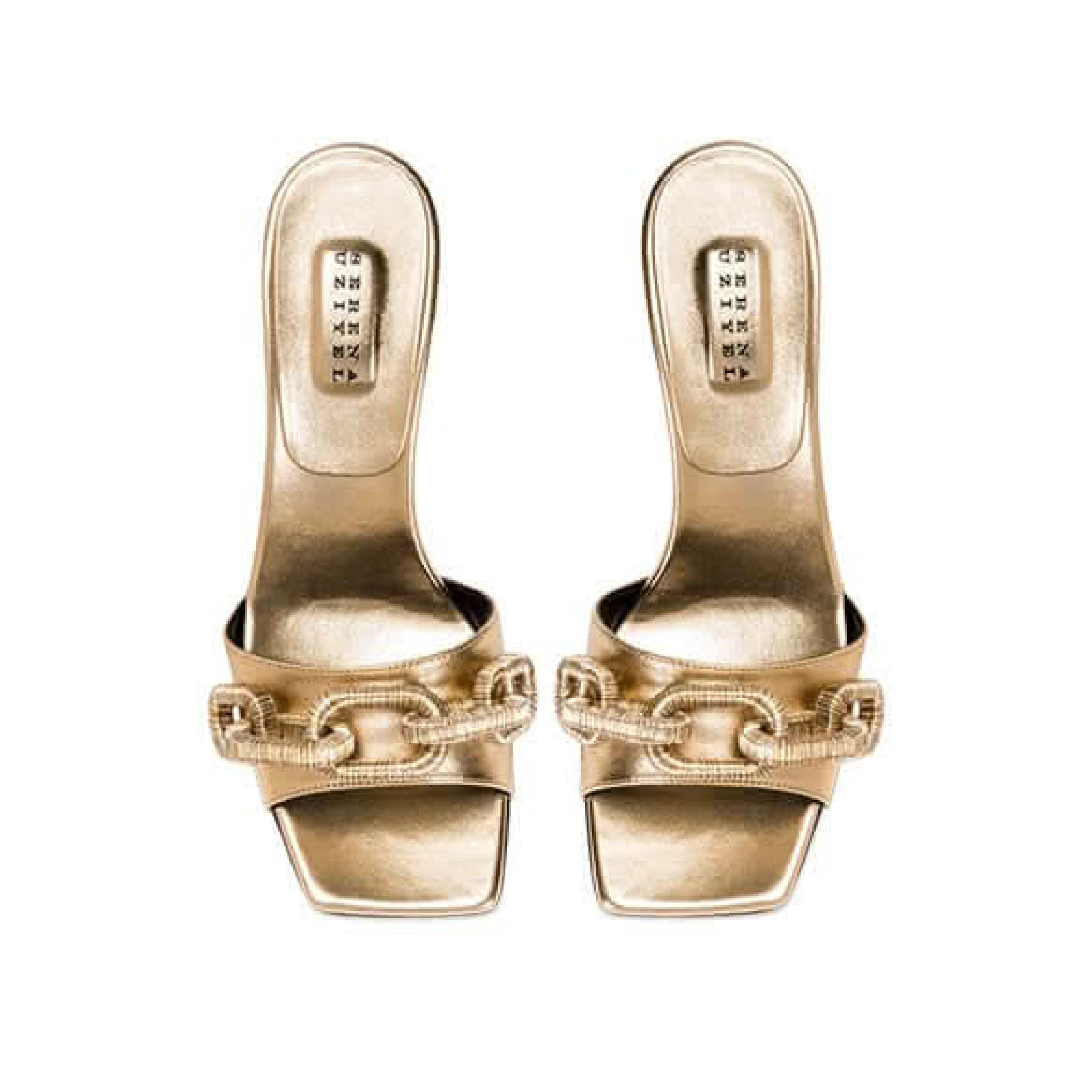 Catena Gold High-Heel Sandal