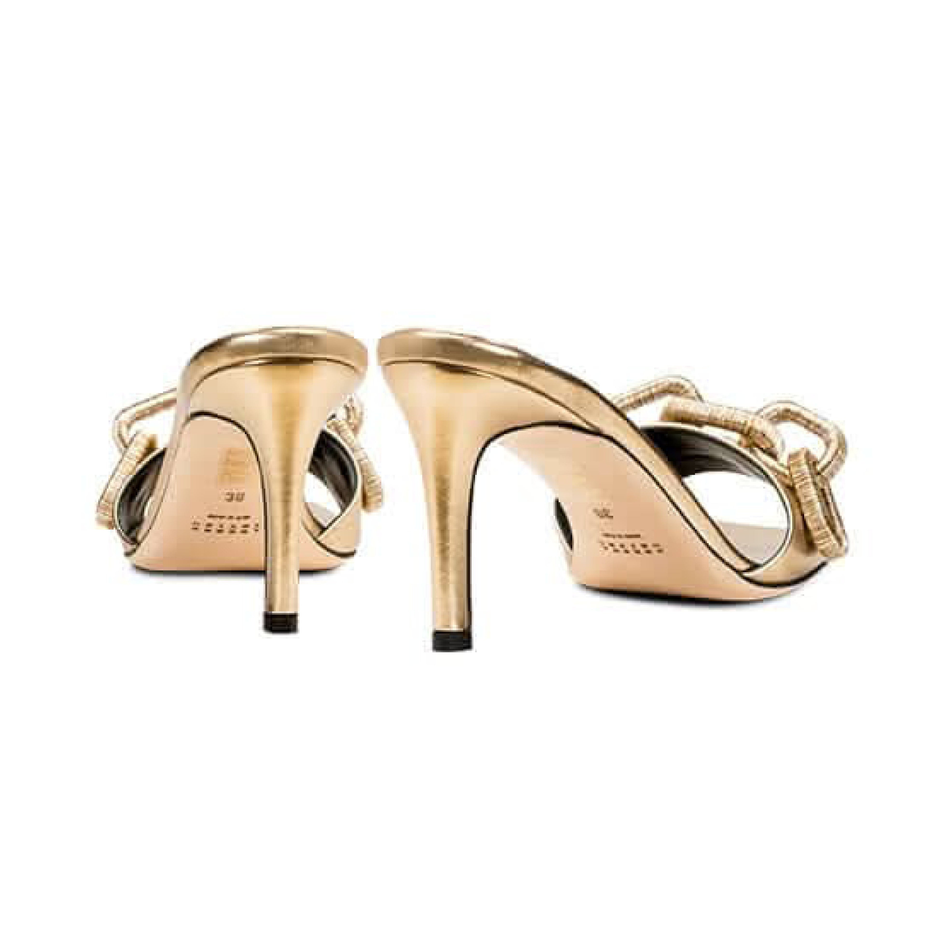Catena Gold High-Heel Sandal