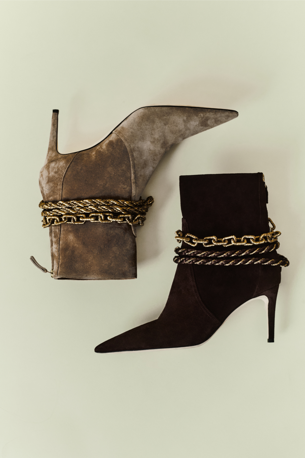 Catena Notte Dark Brown High-Heel Ankle Boot