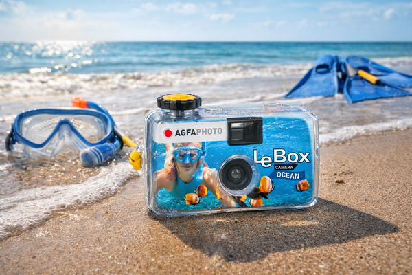 Appareil Photo Jetable Waterproof Lebox Ocean - 27 Photos Couleur - Agfaphoto