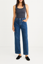 Pantalon High Rise Easy Capri - Wren