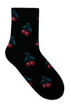 Chaussettes Cerises - Noir