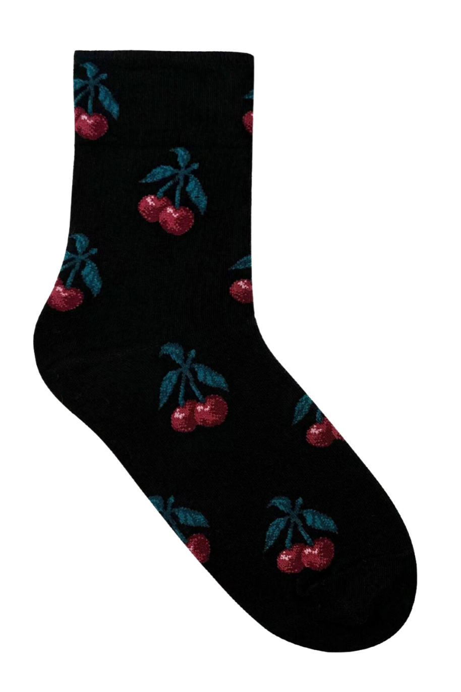 Chaussettes Cerises - Noir