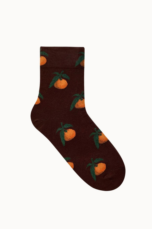 Chaussettes Orange - Brown