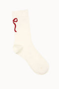 Chaussettes À Nœud Rouge - Roge