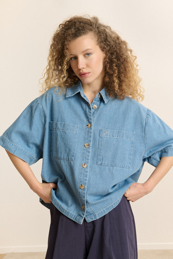 Chemise Celine - Bleu