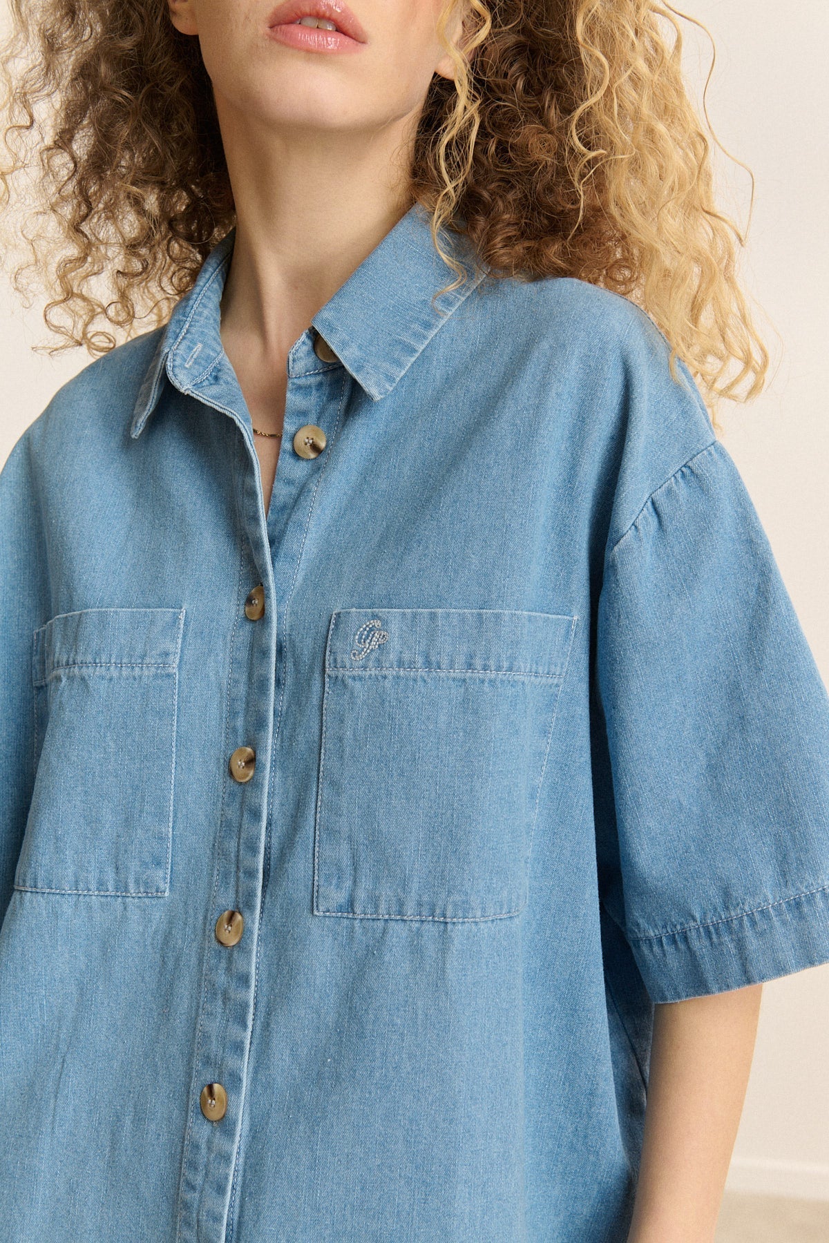 Chemise Celine - Bleu