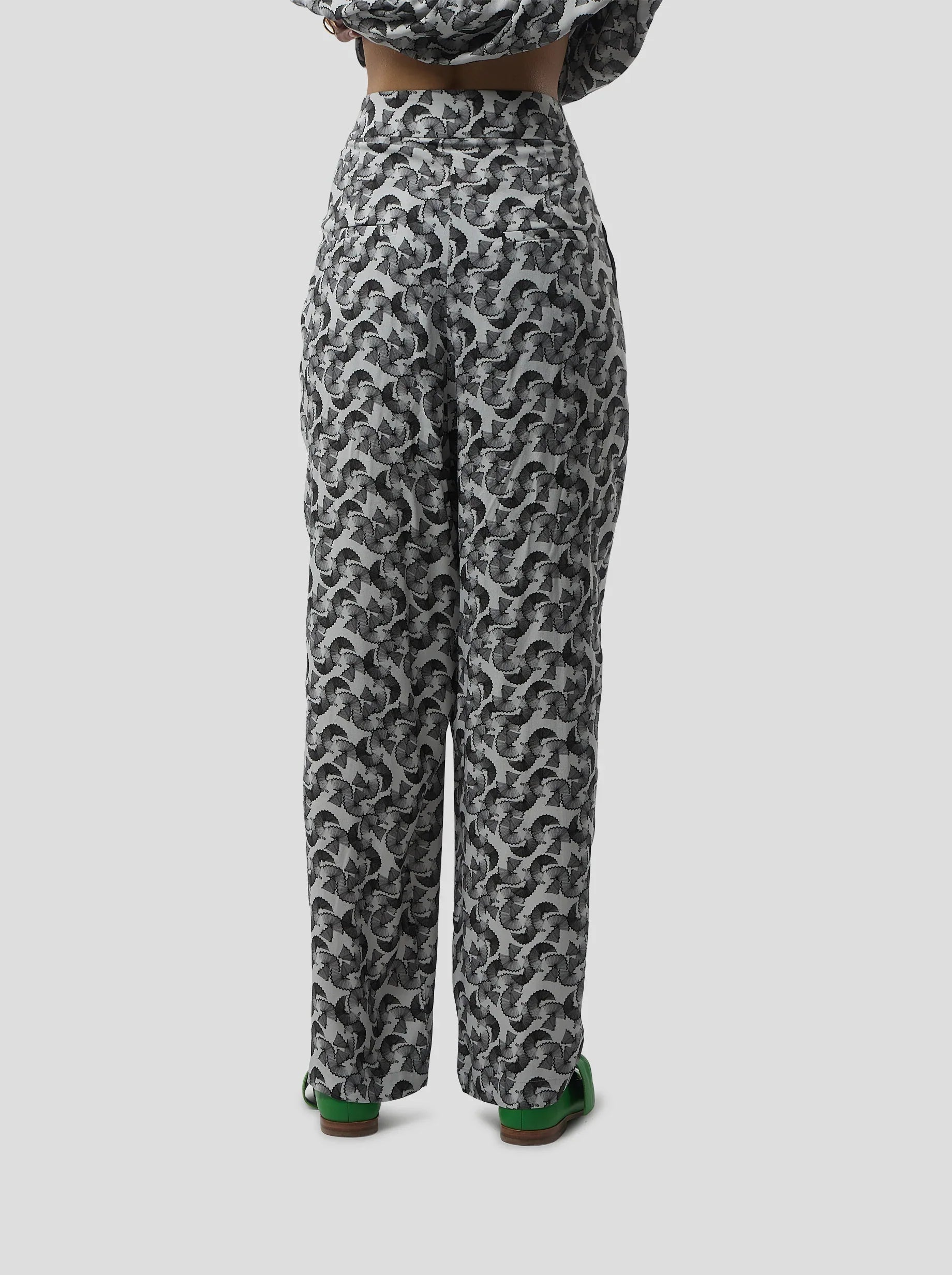Pantalon Sakis In Lead Shavings Print
