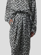 Pantalon Sakis In Lead Shavings Print