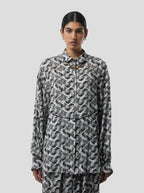Chemise Tasman In Lead Shavings Print