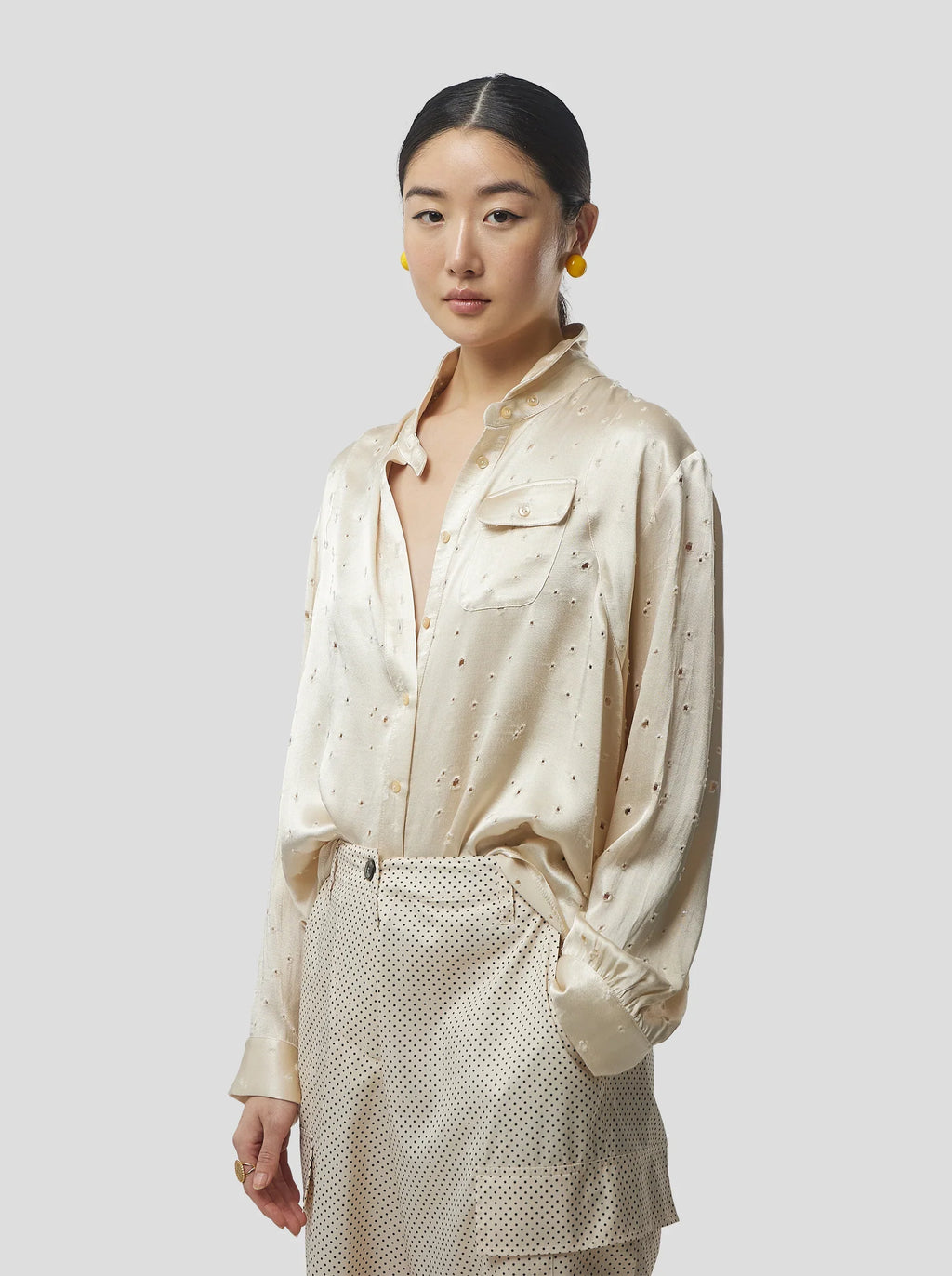 Chemise Tokyo In Saboté Moon Voile
