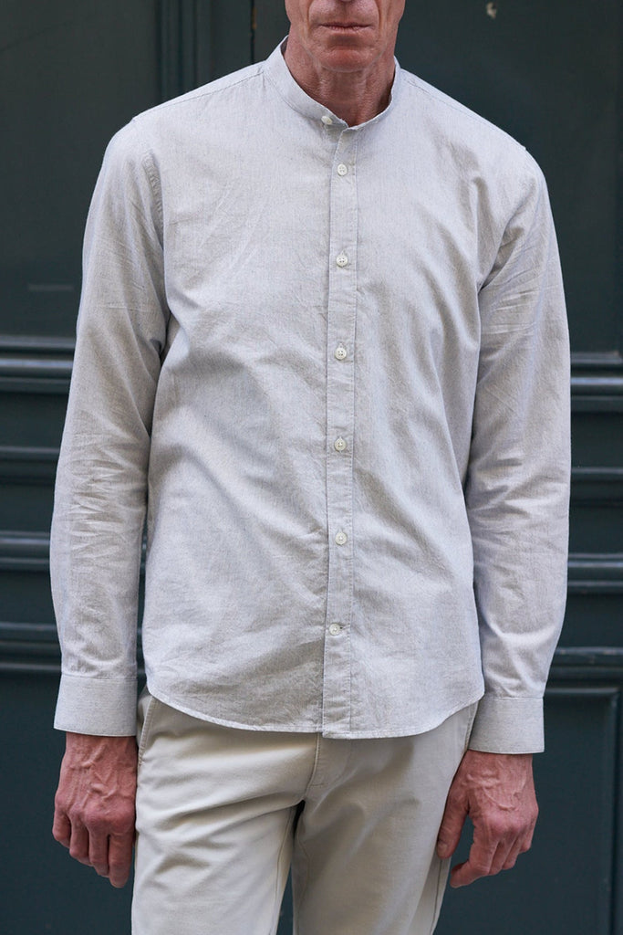 Chemise Elvis - Ecru/Bleu